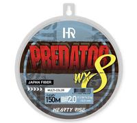 Braid Hearty Rise Predator WX8 2.5 PE Multicolore 300 m