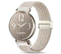 Braid Nylon Bands Compatible with Garmin Lily 2, Magnetic 14mm Stretchy Nylon Soft Loop Straps Quick Release Replacement Adjustable Wristband for Lily 2 Classic/Active Smart Watch Accessory for Women