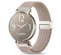 Braid Nylon Straps Compatible with Garmin Lily 2, Magnetic 14mm Stretchy Nylon Soft Loop Strap Quick Release Replacement Adjustable Wristband for Lily 2 Classic/Active Smart Watch Accessory for Women