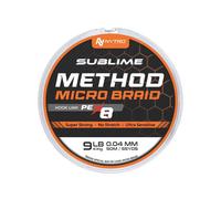 Braid Nytro Sublime PE-X8 Method Microbraid Hook Link Vert 50 m / 0,12 mm