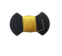 Braid On The Steering Wheel Hand Sewing Car Cow Leather Wrap For Geely For EMGRAND EC7 EC715 EC718(Yellow Thread)