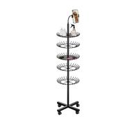 Braid Rack - Height Adjustable Standing Holder for Hair | Standing Hair Extension Display | Carbon Steel Hair Separation Stand for Styling, Braiding Exercises, Salon Organization