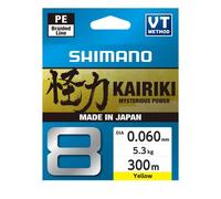 Braid Shimano Kairiki 8 Jaune 300 m/0,06 mm