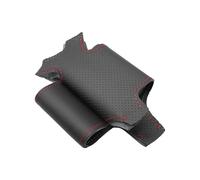 Braid Steering Wheel Car Interior Hand-stitched Leather Cover For Citroen For Triumph Old C4 C-quatre 2007 2008 2009 truck(Red 3)