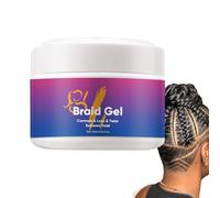 Braid Styling Gel - Extra Hold For Braids, Twists & | Non-Flaking, Moisturizing Hair Neat Parts, Shine Frizz Black Women Men