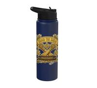 Braid THE Sheaf Wheat Weaving Folk Craft Stainless Steel Insulated Water Bottle