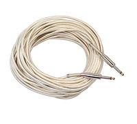 Braided 1/4'' Jack 6.35 mm Mono Male to Male Audio Cable Cord Wire 20m