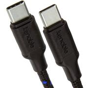 kenable BRAIDED 20AWG USB PD Type C to USB-C FAST CHARGE 3 Charging Cable 2m Black