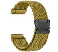 Braided 20mm Watch Strap for Samsung Galaxy Watch 7 6 5 4 40mm 44mm/6 4 Classic 46mm 42mm 47mm 43mm/FE/5 Pro 45mm Men/Women,Nylon Sport Band for Garmin Vivoactive 5 3 6/Forerunner 55 245/Venu sq 2
