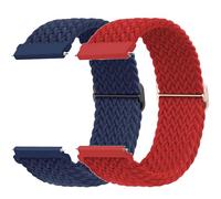 Braided 20mm Watch Strap for Samsung Galaxy Watch 7/6/5/4/FE 40mm 44mm/Watch 6 4 Classic 47mm 43mm 46mm 42mm/5 Pro 45mm/3 41mm/Active 2,2 Pack Nylon Sport Strap for Garmin Vivoactive 5 Strap/Venu sq/2