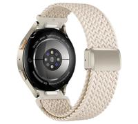 Braided 20mm Watch Strap for Samsung Galaxy Watch7 6 5 4 40mm 44mm/6 4 Classic 46mm 42mm 47mm 43mm/FE/5 Pro,Nylon Sport Band for Garmin Vivoactive 5 3 6/Forerunner 55 245/Venu sq 2,Women Men,Starlight