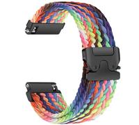 Braided 22mm Watch Strap for Garmin Venu 2 3/Forerunner 255/Forerunner 265/Vivoactive 4 Men/Women,Nylon Sport Band for Samsung Galaxy Watch 3 45mm/Galaxy 46mm/Gear S3 Frontier/Huawei GT4/GT3/GT2 46mm