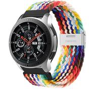Braided 22mm Watch Strap for Garmin Venu 2 3/Forerunner 255/Forerunner 265/Vivoactive 4 Men/Women,Stretchy Nylon Band for Samsung Galaxy Watch 3 45mm/Galaxy 46mm/Gear S3 Frontier/Huawei GT4/3/2 46mm