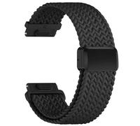 Braided 22mm Watch Strap for Garmin Venu2&3/Forerunner 255/Forerunner 265/Vivoactive 4,Nylon Sport Band for Samsung Galaxy Watch 3 45mm/Galaxy 46mm/Gear S3 /Huawei GT4/GT3/GT2 46mm,Men Women,Black
