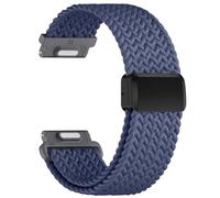 Braided 22mm Watch Strap for Garmin Venu2&3/Forerunner 255/Forerunner 265/Vivoactive 4,Nylon Sport Band for Samsung Galaxy Watch 3 45mm/Galaxy 46mm/Gear S3 /Huawei GT4/GT3/GT2 46mm,Men Women,Blue