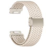 Braided 22mm Watch Strap for Garmin Venu2&3/Forerunner 255/Forerunner 265/Vivoactive 4,Nylon Sport Band for Samsung Galaxy Watch 3 45mm/Galaxy 46mm/Gear S3 /Huawei GT4/GT3/GT2 46mm,Men Women,Starlight