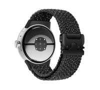 Braided Bands Compatible with Google Pixel Watch 4/3 45mm Bands, Elastic Nylon Breathable Sport Straps for Pixel Watch 4 45mm Band for Men Women - Upgraded Parachute Buckle (Starry Black)