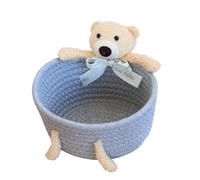 Braided basket, empty box in cute animal shape, funny braided storage basket - for toys, books, decoration, home, bedroom, living room, bathroom, laundry room, shelf, office, bedroom