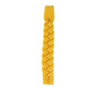 Braided Beeswax Havdalah Candle - Hand Dipped Bees Wax with Extra Thick Rounded Braid - Shabbat Judaica Gift