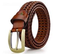 Braided Belt For Men Woven Belts Luxury Genuine Leather Cow Straps Hand Knitted Designer Men For Jeans Girdle Male