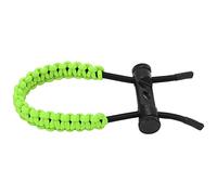 Braided Bow Wrist Sling Adjustable Comfortable Archery Wrist Strap for Training Exercising Long Lasting Shape Convenient Adjustment Prevent Falling Nylon Material 87g (Green)