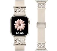 Braided Bracelet Compatible with Apple Watch 49/46/45/44 mm Women Men, Celtic Heart Knot Elastic Nylon Bracelets with Magnetic Clasp for iWatch Series 11 10 SE 9 8 7 6 5 4/Ultra 3/2