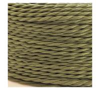 Braided Cable, Knitted Twisted Cloth 2 Core 0.75mm Wire Multicolor 2-50m