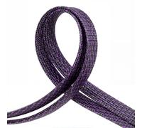 Braided Cable Sleeve, 33ft Expandable Wire Loom for Automotive Wiring Harness & PC Case, Pet-Proof Chew Resistant Cord Protector, Flexible Cable Management (Purple Black, 10mm (3/8"))