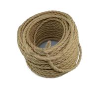 Braided Cable, Solid Chandelier Fabric Twisted Knitted Wire 2x0.75mm² Rope 1/3.0m