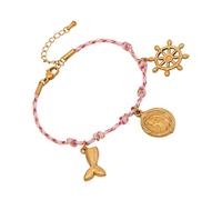 Braided Cord Sun Moon Star Stainless Steel Jewelry Women's Everyday Fashion Accessory Party Accessory