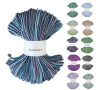 Braided Cotton Cord 3 mm 100 m, Colour Mix, Colour Mix 3 mm, Crochet Cord, Macrame Cord, Macrame Yarn, Premium Yarn, Macrame Rope, Sznurkomania (Indian Mix)