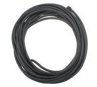 Braided Electrical Wire Trunking Solid 3 Core 0.75mm2 8 Amp Power Cable 10m Fabric Braided Multicolor(Black)