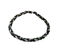 Braided Fabric Necklace Adjustable Lightweight for Men Teens, Durable Sport Jewelry Accessories for Daily Wear Gym Outdoor