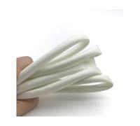 Braided Fiberglass Sleeve ， long10M, 1-50mm Diameter, Heat (600°C), Insulated Wire Wrap, White Braided Tube for Cable Protection(40mm)