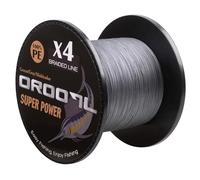 Braided Fishing Line, 10lb-133lb Fishing Line Braid 4-Strand PE Braided Fishing Line Abrasion Resistant Smooth Sensitive Strong Fishing Line for Saltwater Freshwater Green Gray Multicolor