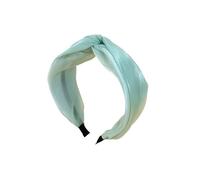 Braided hair bands, high-class sense of small fragrant wind hairpin, sweet temperament headband(Green)
