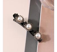 Braided hair clip Broken hairpin forehead bangs Broken hair finishing artifact Side clip headdress (Small Fragrance - #6,A)