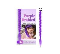 Braided Hair Extensions,Braiding Hair Pre Stretched Synthetic,Wrap Around Ponytail Braided Extensions,for Women Girls Daily Wear Parties
