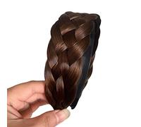 Braided Hair Hoop Invisible False Hair Braided Headband Hairpiece Braid Hairband Wigs For Styling False Braids Wigs