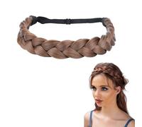 Braided Headband, Women's Headband Hair Accessories Oktoberfest, 3 Strands Synthetic Headband Braided Adjustable Dirndl Hair Accessories for Wedding Bavaria Oktoberfest