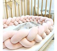 Braided High Elastic Rebound Cotton Decoration in the Bedroom, Knot Cushion, Woven Home Bed Cotton Textile Ornaments, Tear-Resistant, Skin-Friendly and Breathable (L 2.2 M)
