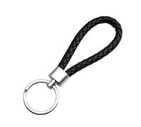 Braided Leather Cord Keychain Accessories Metal Key Chain Car Gift Pendant Creative And Exquisite Workmanship Fashion Book