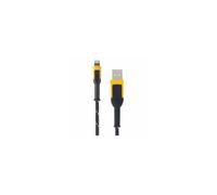 DEWALT Heavy Duty USB A to Lightning Cable [Apple MFi Certified] Durable iPhone Charger, Lightning Cables, Fast Charging iPhone Charger Cord Compatible w/iPhones 14/13/12/11 Pro Max iPad AirPods, 6FT