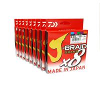 Braided line Daiwa J-BRAID GRAND X8 Multicolor - 330yd / 300m - VARIOUS SIZES