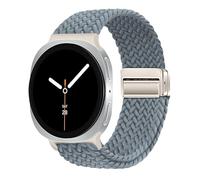 Braided Magnetic Straps for Samsung Galaxy Watch 8/9 Strap 40mm 44mm/8 Classic 46mm Men/Women,Elastic Nylon Fabric One Click No Gap Sport Band for Samsung Galaxy Watch 9 8 Straps/8 Classic Strap 46mm