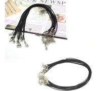 Braided Necklace Cords with Spring Clasp 20-Pack - DIY Jewelry Making Supplies for Unisex Bracelets, Keychains & Craft Projects - Durable Braid Cord Straps (20 Pieces）