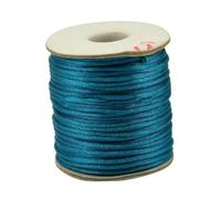 Braided Nylon Drawable Chinese Knot Nylon Cotton Cord Thread String DIY Beading Tassels Braided Bracelet Jewelry Making Multiple Sizes Multicolor Pack Of 3(8,2.5mm About 24m)
