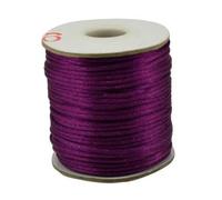 Braided Nylon Drawable Chinese Knot Nylon Cotton Cord Thread String DIY Beading Tassels Braided Bracelet Jewelry Making Multiple Sizes Multicolor Pack Of 3(5,2.5mm About 24m)