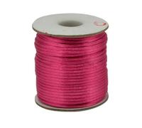 Braided Nylon Drawable Chinese Knot Nylon Cotton Cord Thread String DIY Beading Tassels Braided Bracelet Jewelry Making Multiple Sizes Multicolor Pack Of 3(14,2mm About 35m)