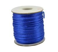 Braided Nylon Drawable Chinese Knot Nylon Cotton Cord Thread String DIY Beading Tassels Braided Bracelet Jewelry Making Multiple Sizes Multicolor Pack Of 3(7,2.5mm About 24m)